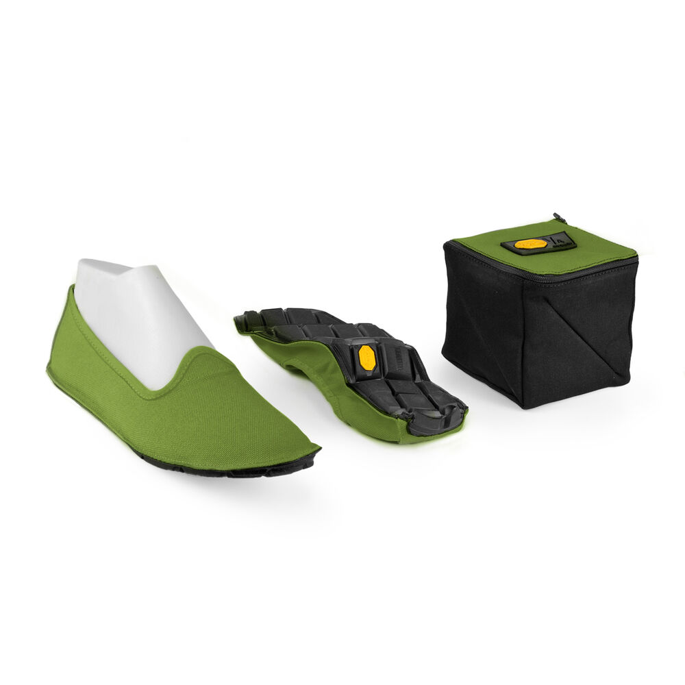 Vibram One Quarter Kanvas Bayan Ayakkabı Yeşil,UK7280946